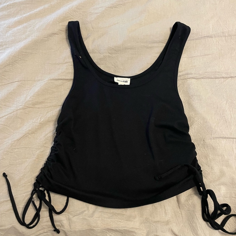 Open Edit black crop tank. XL. Brand new, never worn.